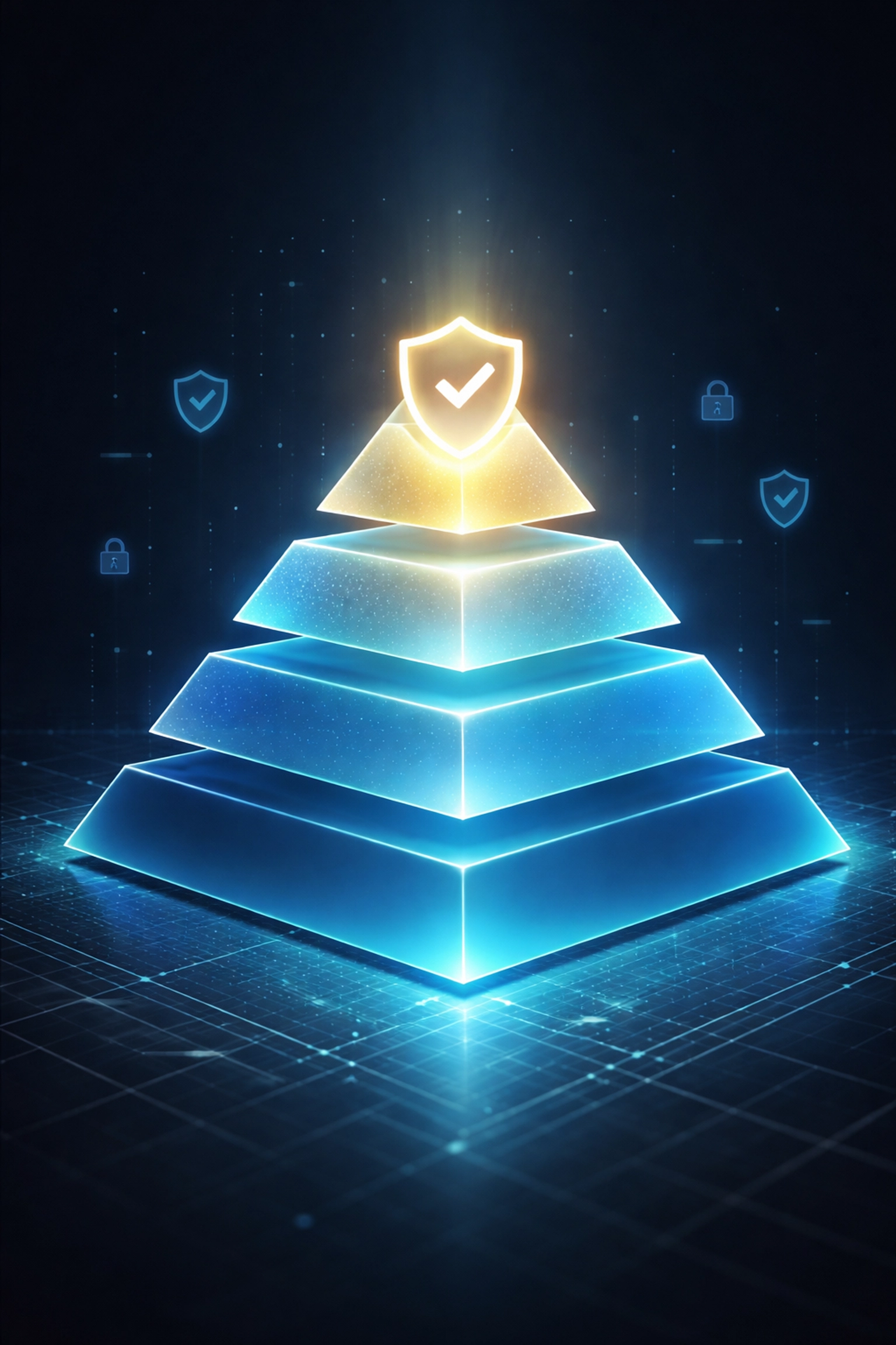 Visual diagram illustrating the four-layer email security stack, including SPF, DKIM, DMARC, and BIMI protections