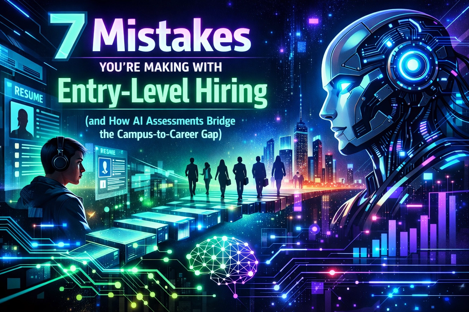 [HERO] 7 Mistakes You’re Making with Entry-Level Hiring (and How AI Assessments Bridge the Campus-to-Career Gap)