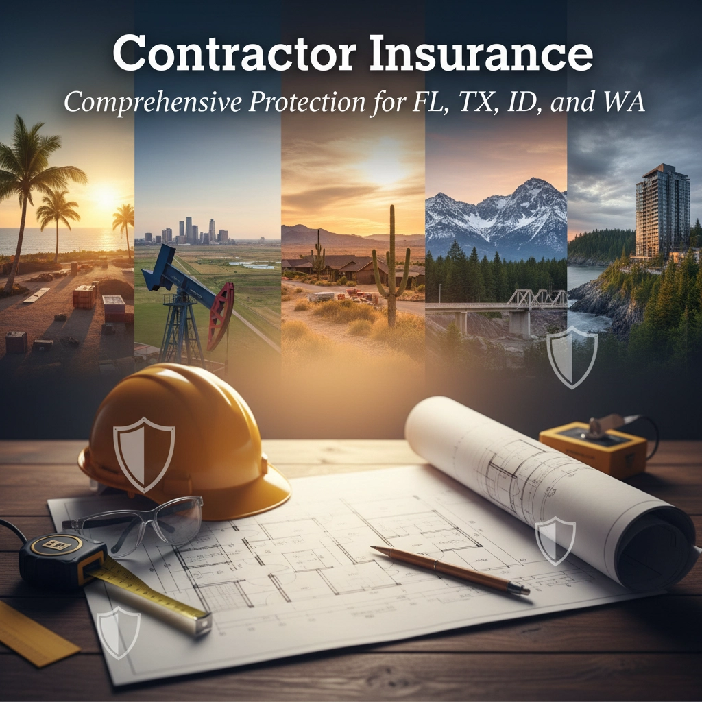 Contractor Insurance: Comprehensive Protection for FL, TX, AZ, ID, and WA