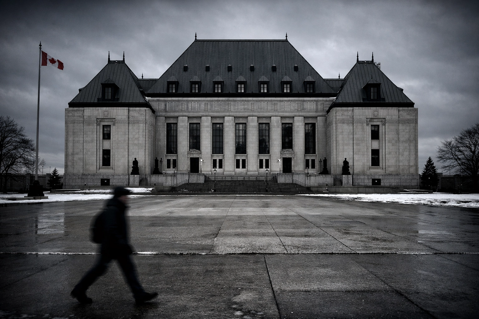 Exterior of the Supreme Court of Canada building in Ottawa representing the site of the childcare access ruling.