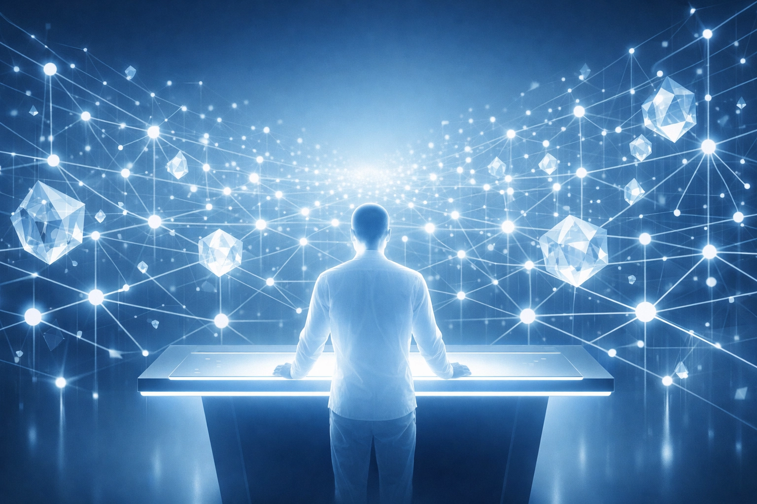 AI-powered automation network helping businesses scale operations and manage workflows through a central digital system.