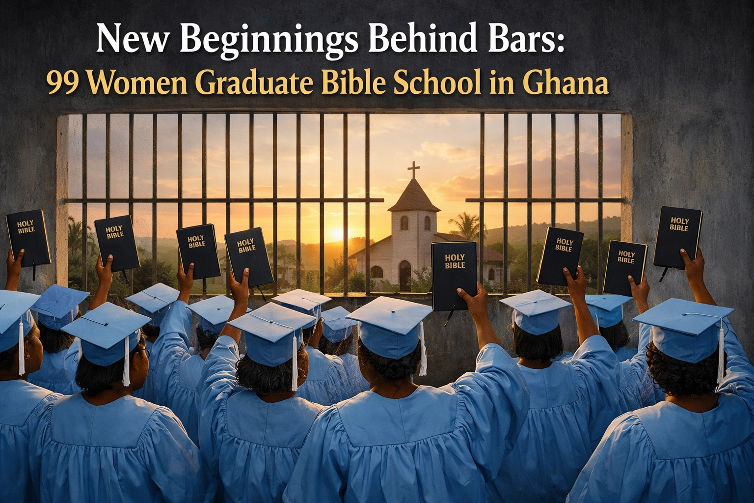 [HERO] New Beginnings Behind Bars: 99 Women Graduate Bible School in Ghana
