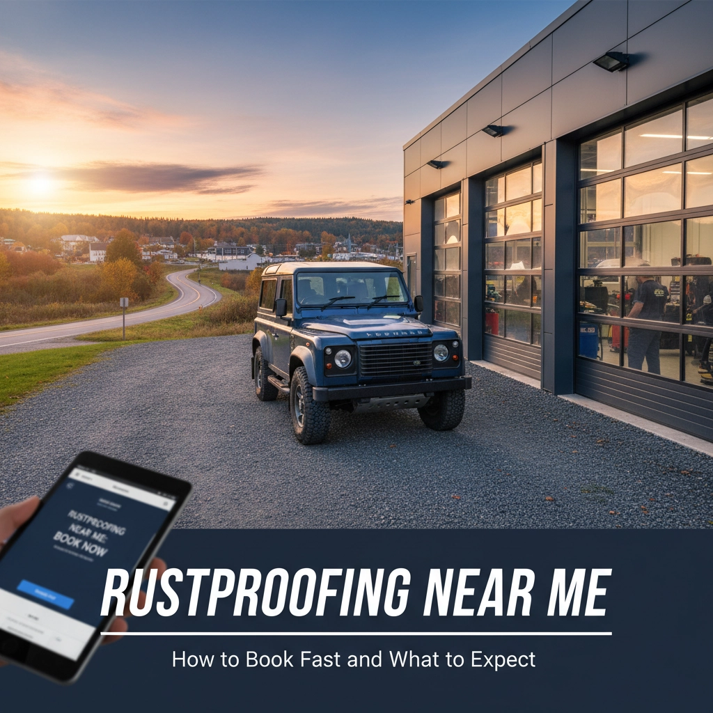 Rustproofing Near Me: How to Book Fast and What to Expect