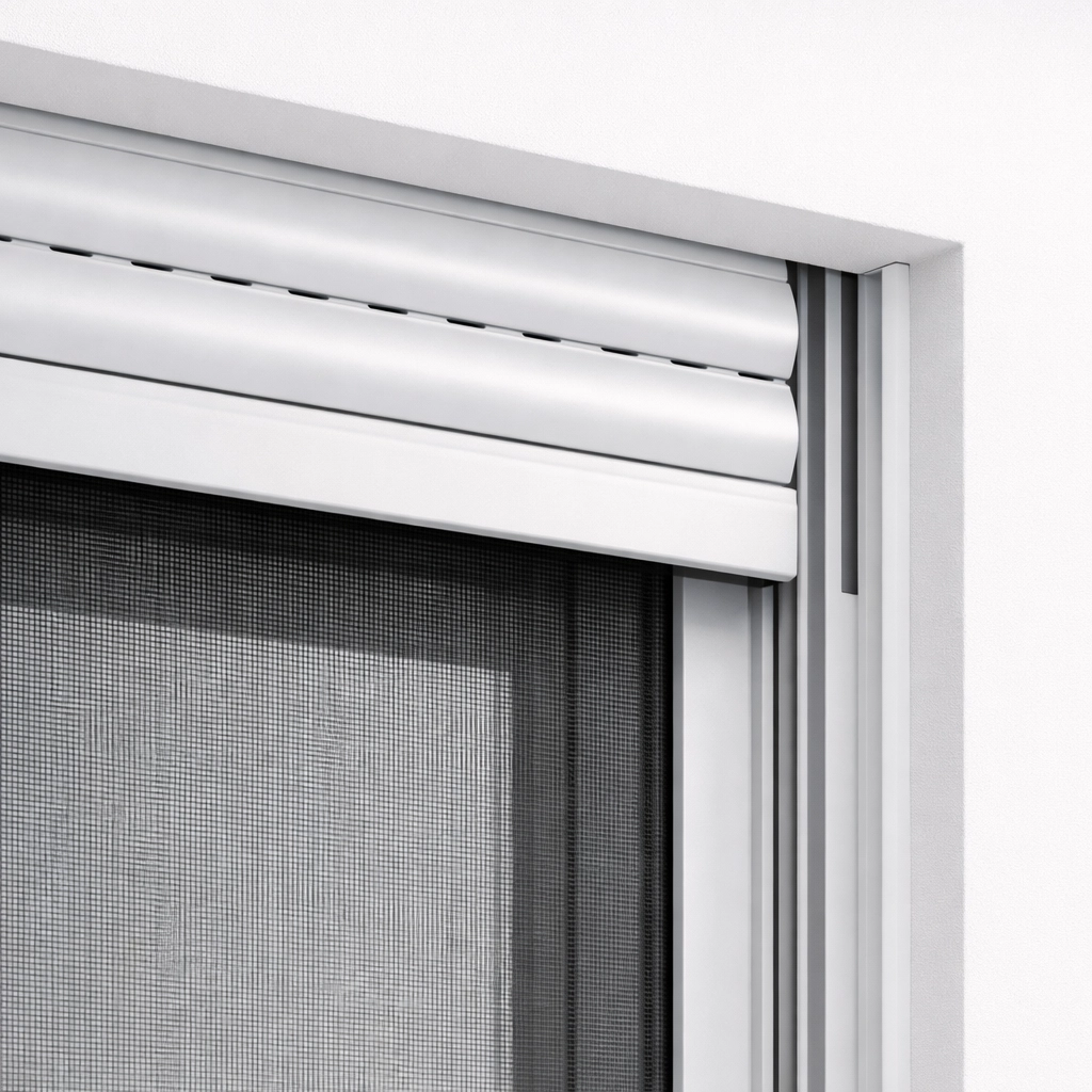 Rollladen mit integriertem Insektenschutz Wien für perfekten Schutz vor Mücken und Insekten.