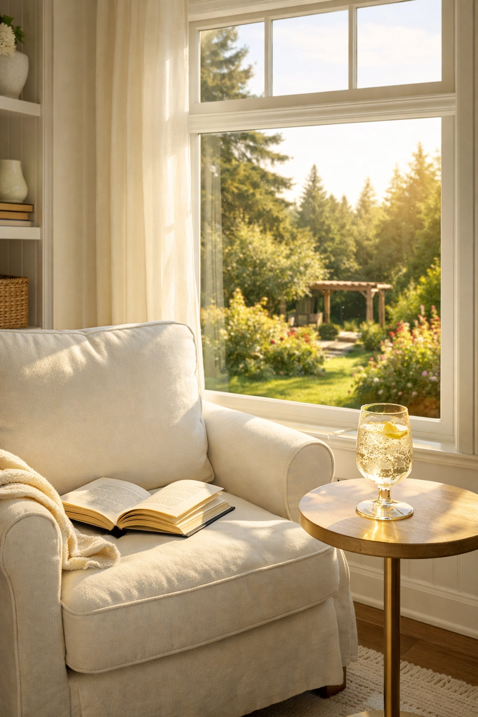A clean, sun-lit Forestdale home interior after residential cleaning services.