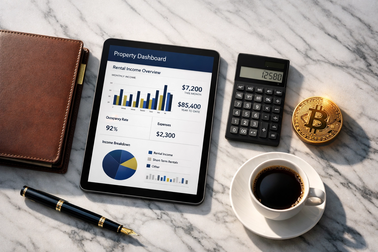 Real estate rental income converting to Bitcoin purchases through systematic cash flow strategy