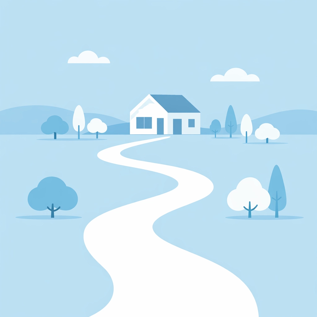 Ruta hacia la casa propia ilustrando el proceso de compra de casa en Estados Unidos.