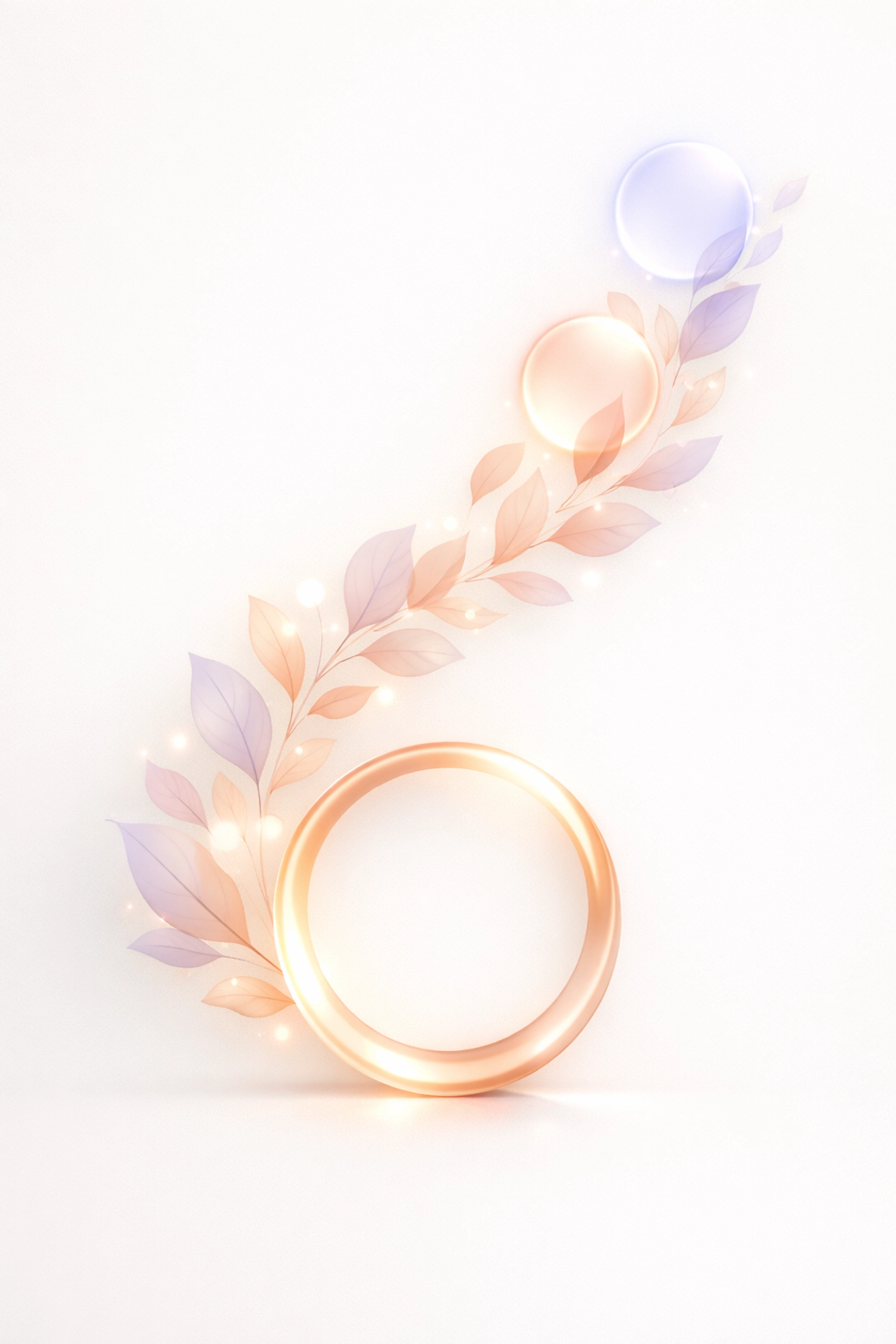 Soft abstract graphic representing the medical preparation stage of the Connecticut surrogacy timeline.