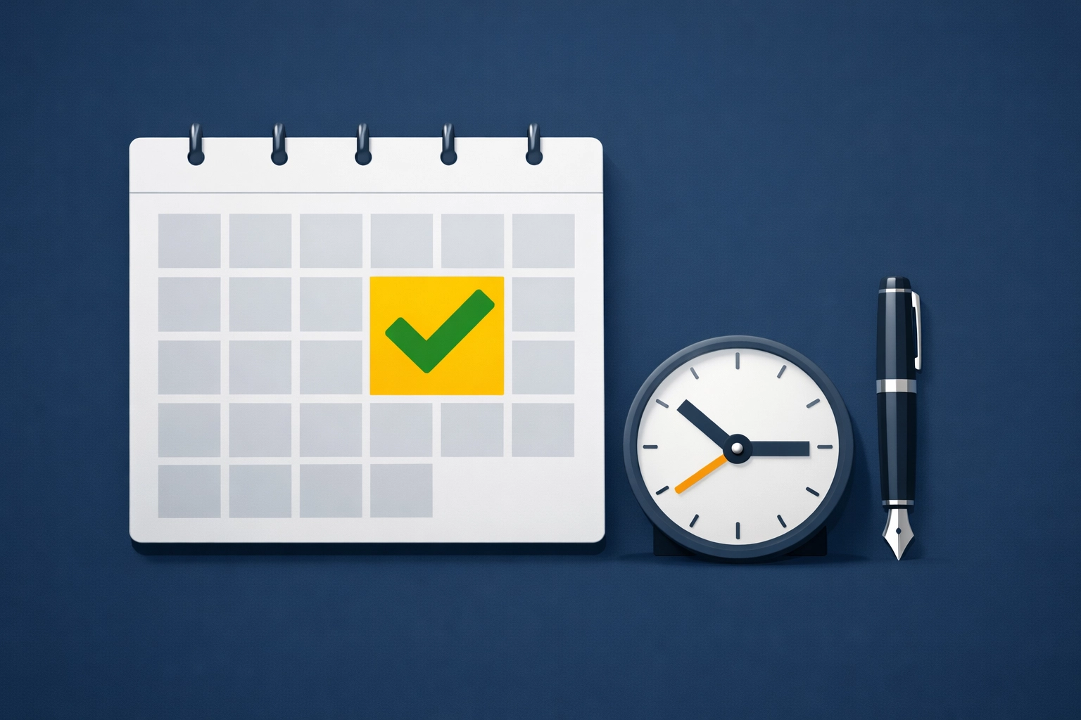 Minimalist calendar highlighting the June 15 tax deadline for quarterly estimated payments.