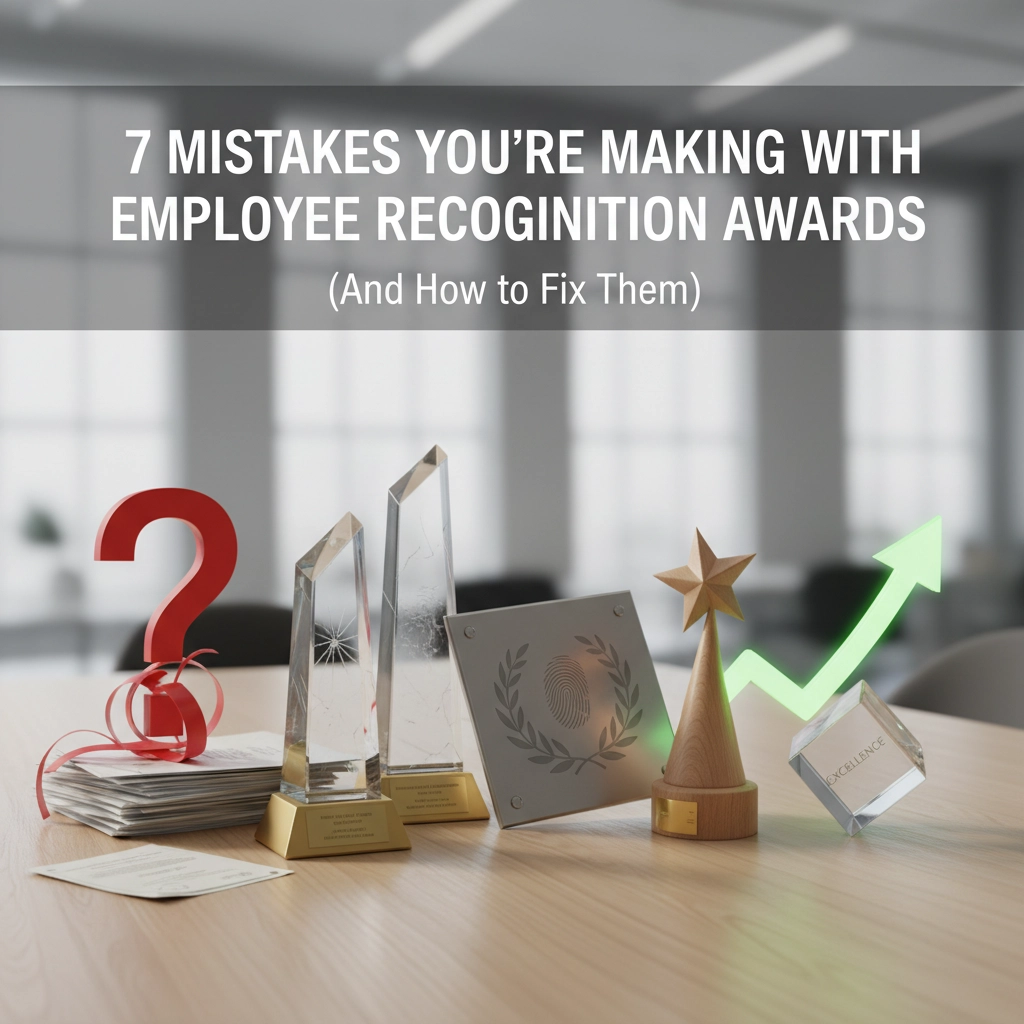 7 Mistakes You're Making with Employee Recognition Awards (And How to Fix Them)