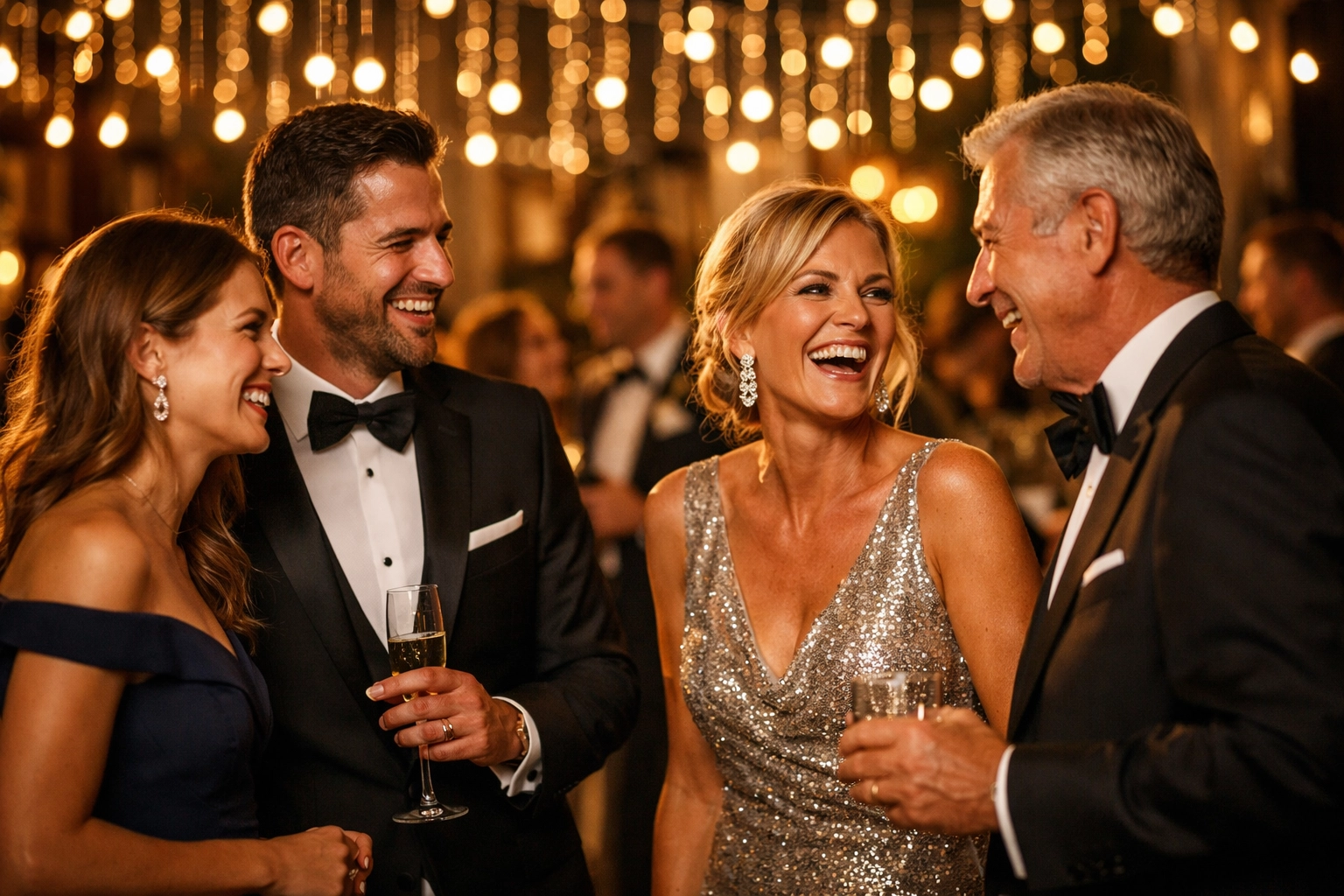 High-quality event photography at a luxury venue showcasing the success of a freelance career.