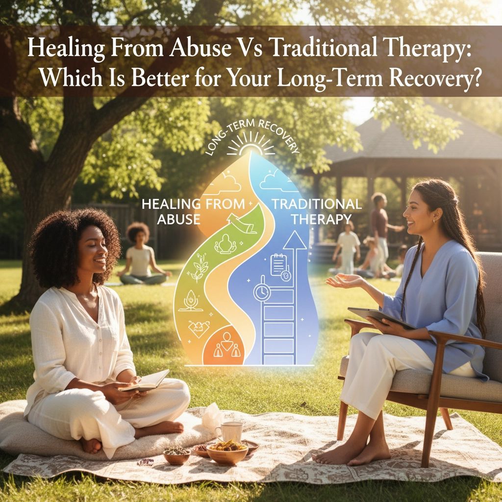 Healing From Abuse Vs Traditional Therapy: Which Is Better for Your Long-Term Recovery?