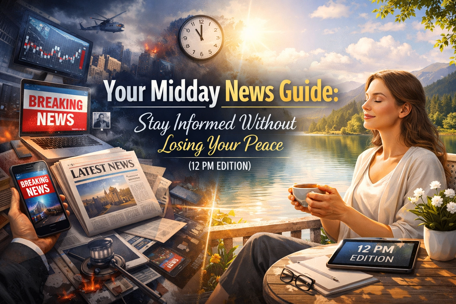 [HERO] Your Midday News Guide: Stay Informed Without Losing Your Peace (12 PM Edition)