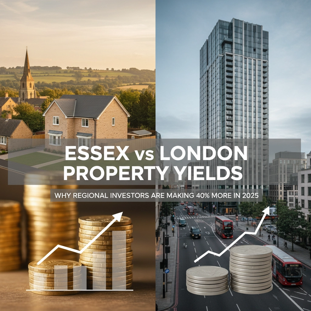 Essex vs London Property Yields: Why Regional Investors Are Making 40% More in 2025