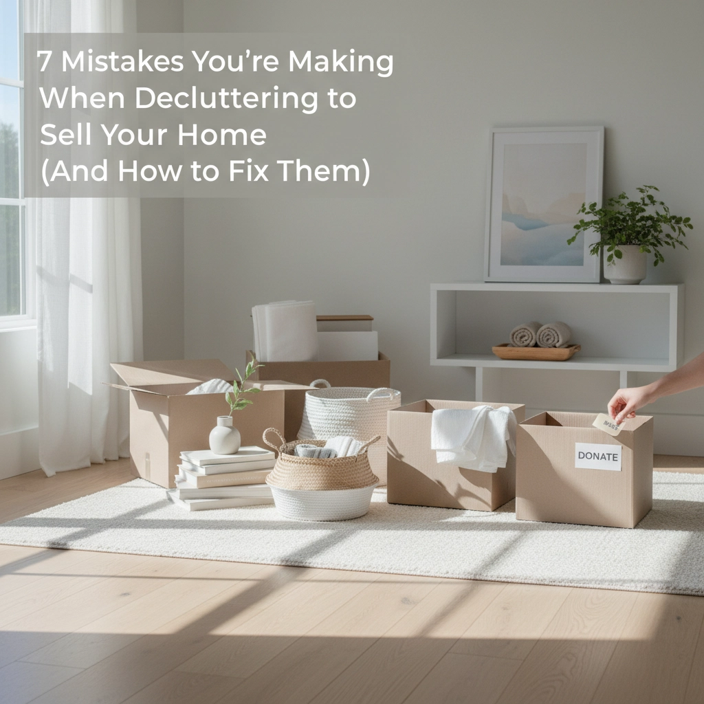 7 Mistakes You're Making When Decluttering to Sell Your Home (And How to Fix Them)