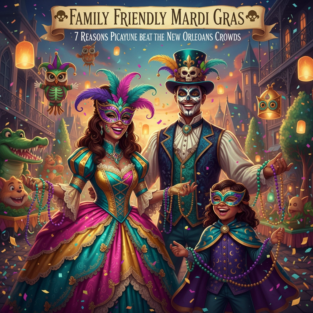 Family Friendly Mardi Gras: 7 Reasons Picayune Beats the Big City Crowds