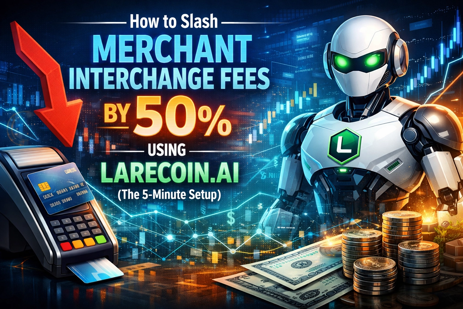 [HERO] How to Slash Merchant Interchange Fees by 50% Using Larecoin.ai (The 5-Minute Setup)