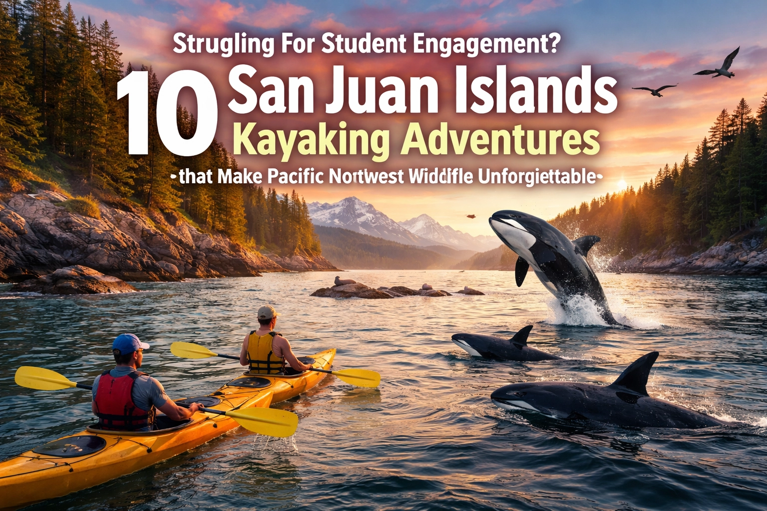 [HERO] Struggling For Student Engagement? 10 San Juan Islands Kayaking Adventures That Make Pacific Northwest Wildlife Unforgettable