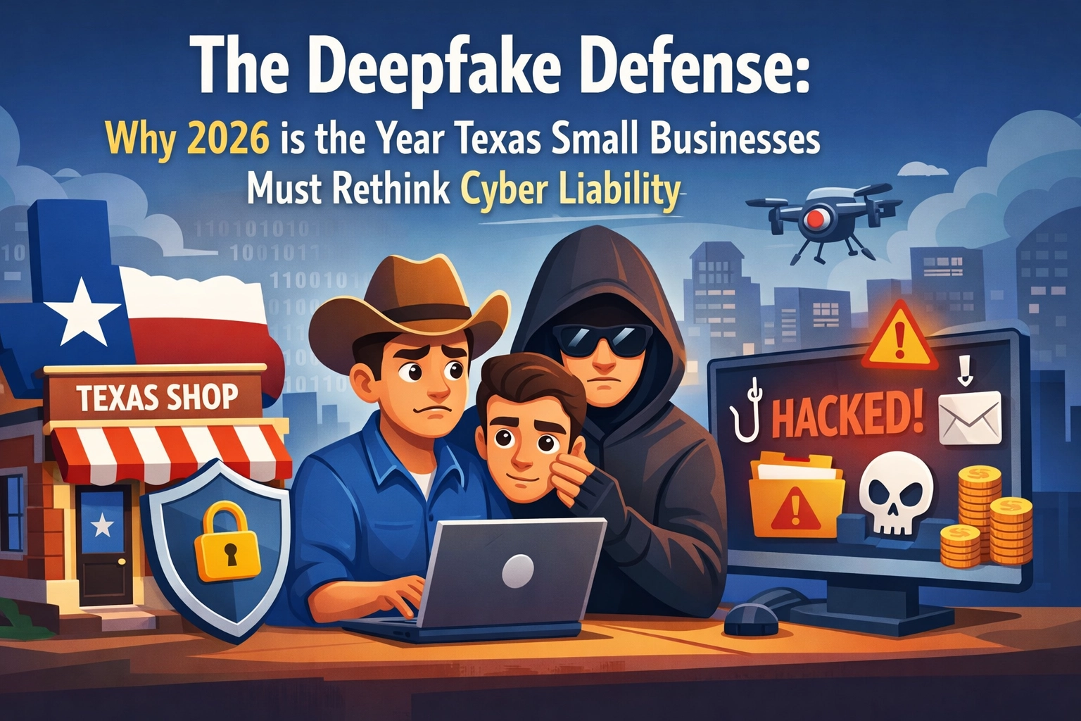 [HERO] The Deepfake Defense: Why 2026 is the Year Texas Small Businesses Must Rethink Cyber Liability