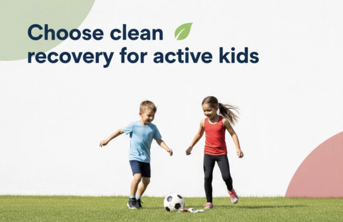 Choose Clean Recovery for Active Kids