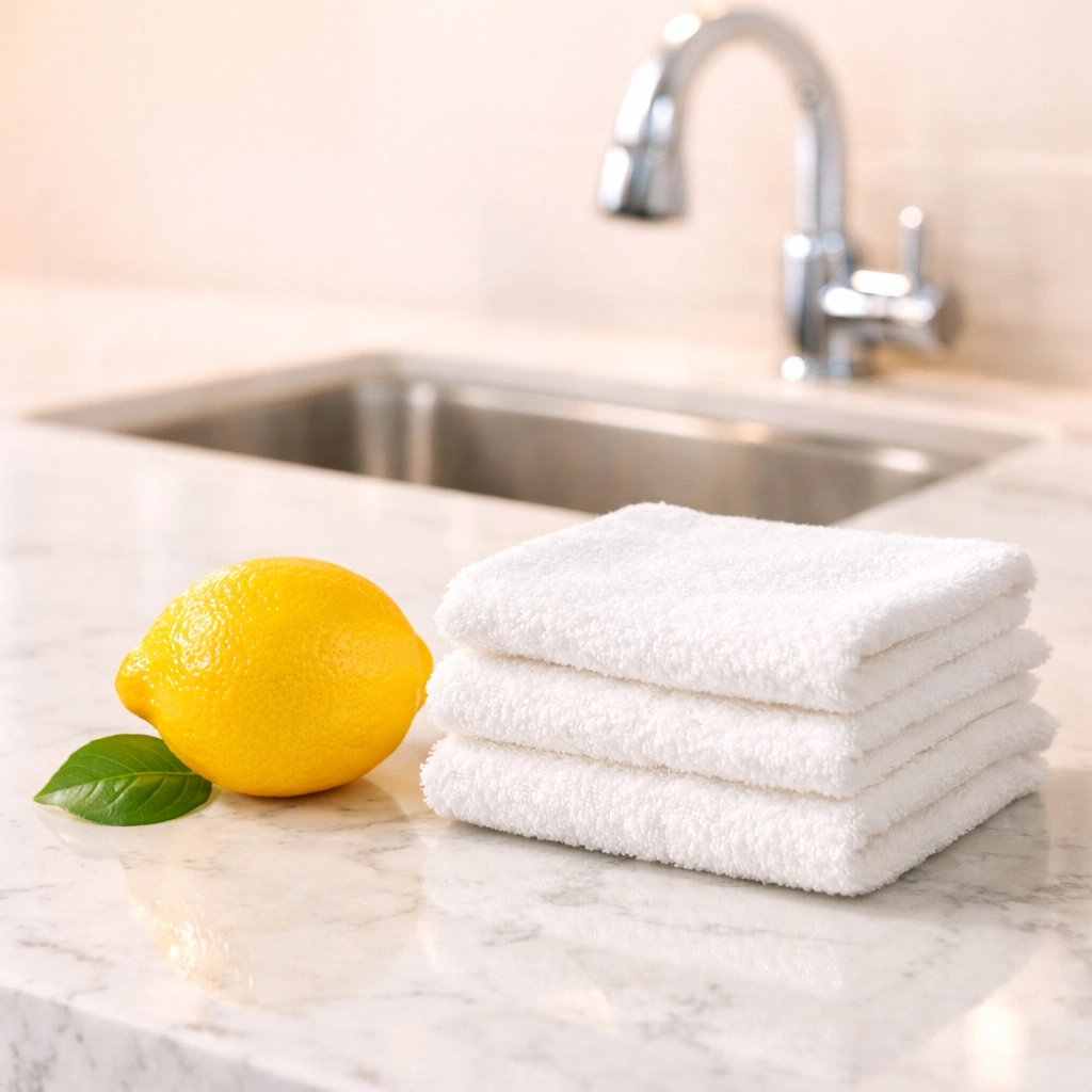 Detailed kitchen sanitization as part of a move out cleaning in Waterloo IA.