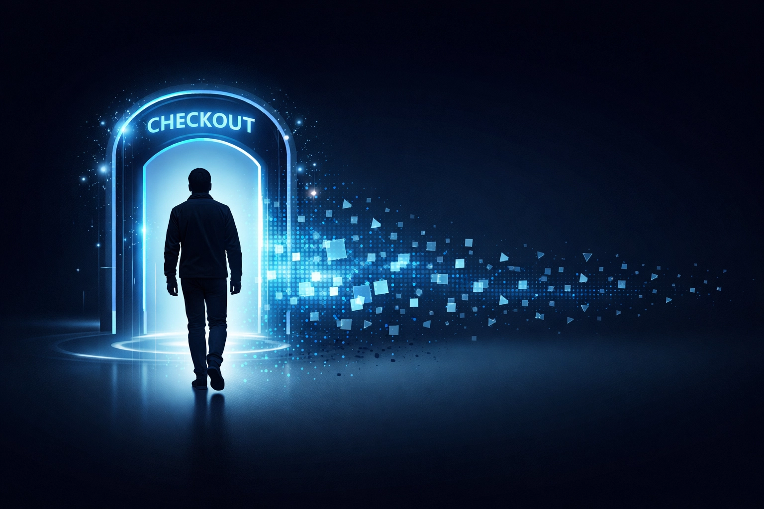 Customer walking away from a failed checkout portal due to payment friction and false declines.