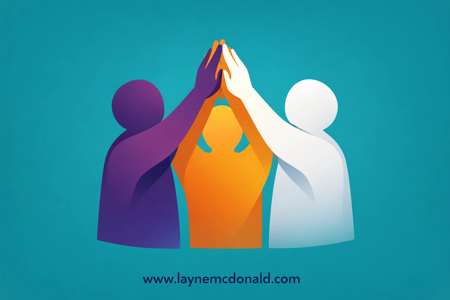 Believers praying together with raised hands in unity and agreement for healing