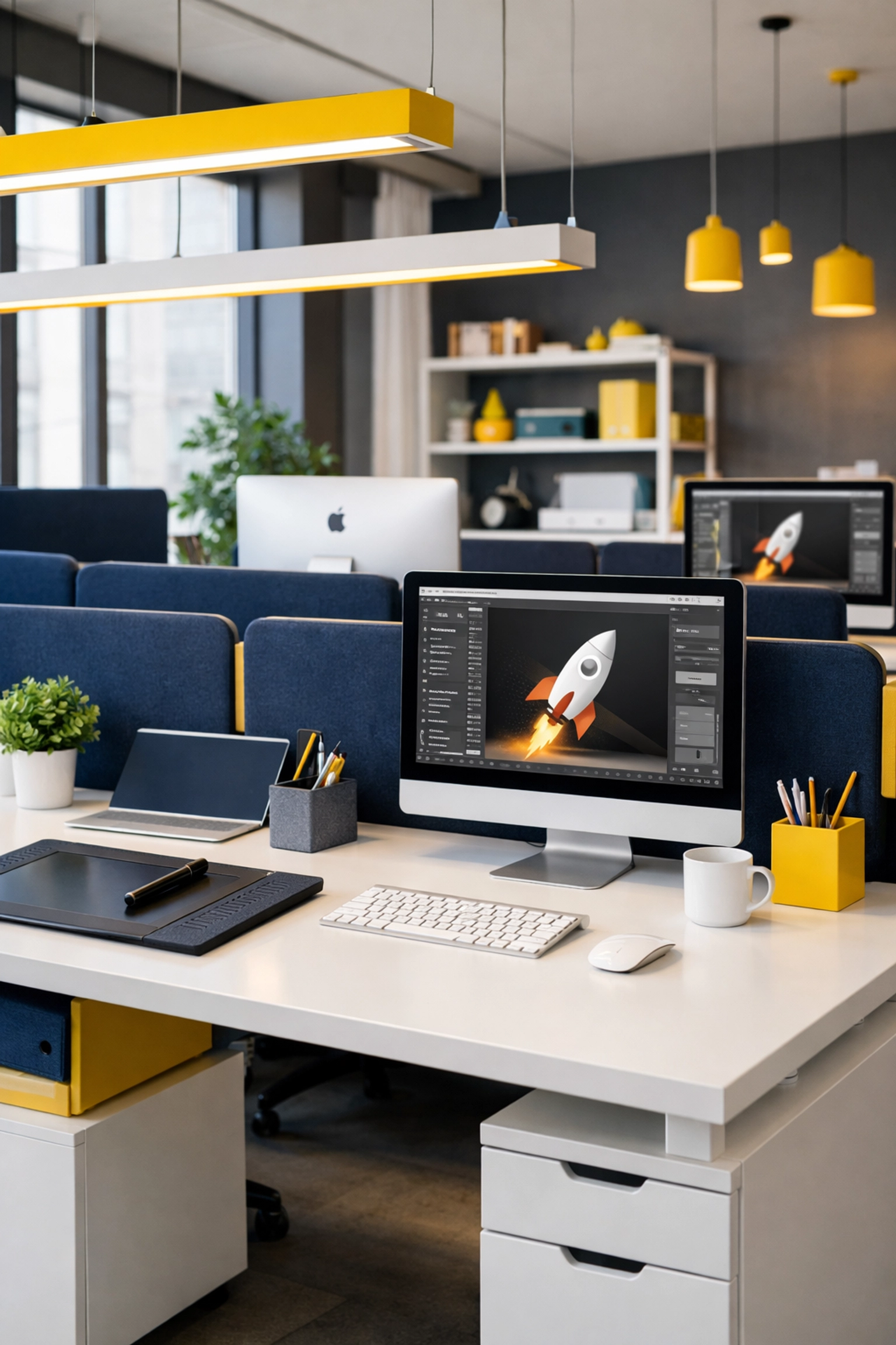 Clean, modern office workspace in Massachusetts demonstrating customized professional janitorial service standards.