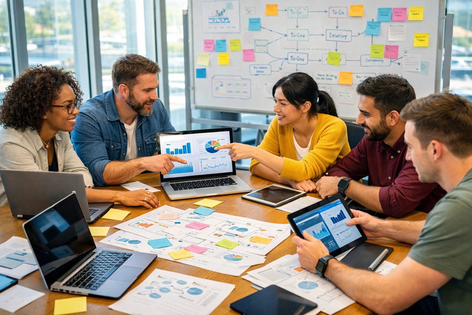 IT team collaborating on ServiceNow ITSM readiness assessment and implementation planning