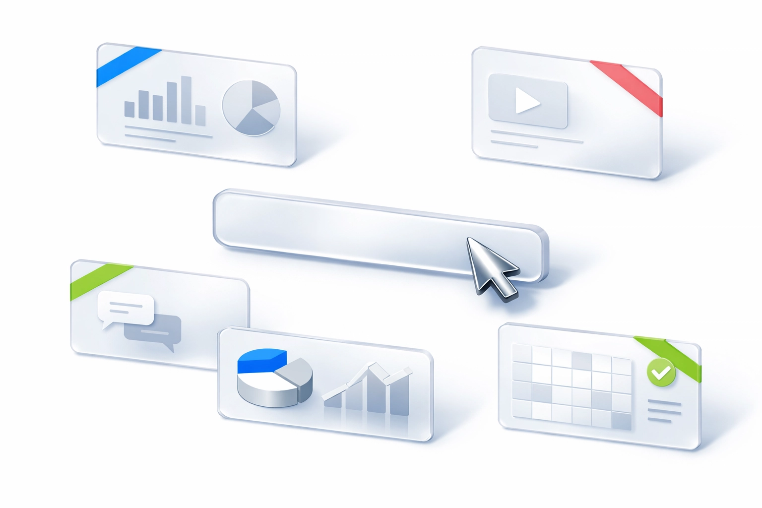 Minimalist digital workspace showing organized text templates and snippets to reduce repetitive typing.