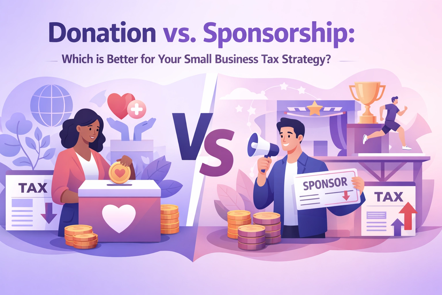[HERO] Donation vs. Sponsorship: Which is Better for Your Small Business Tax Strategy?