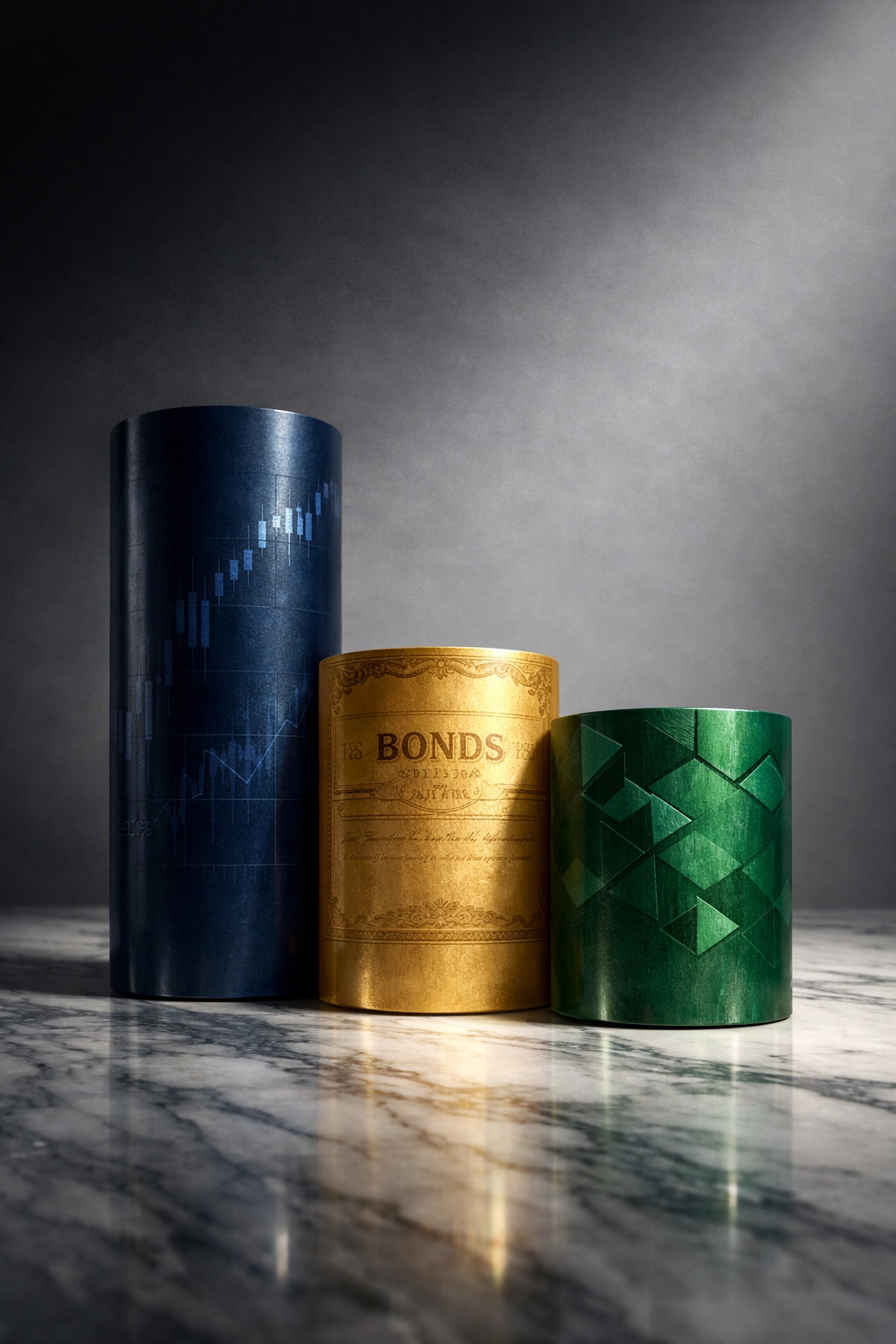 40/30/30 portfolio allocation framework showing equities, bonds, and alternative investments