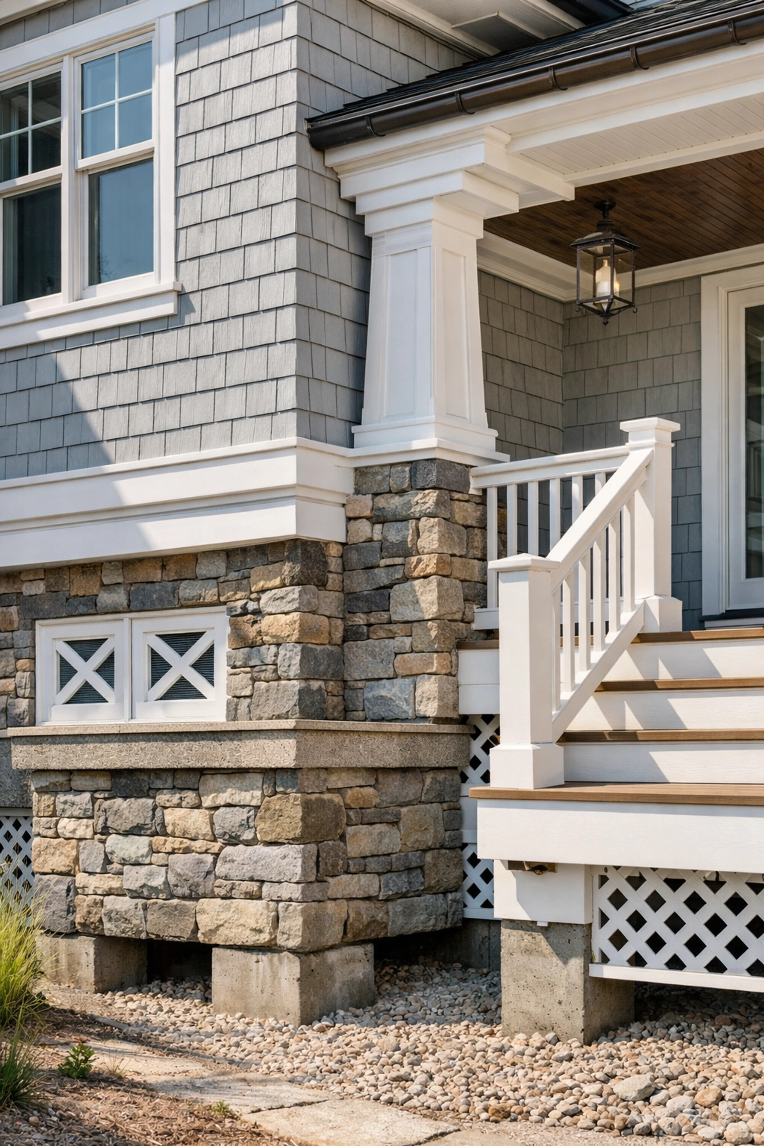 Custom coastal home in North Carolina showcasing quality construction craftsmanship