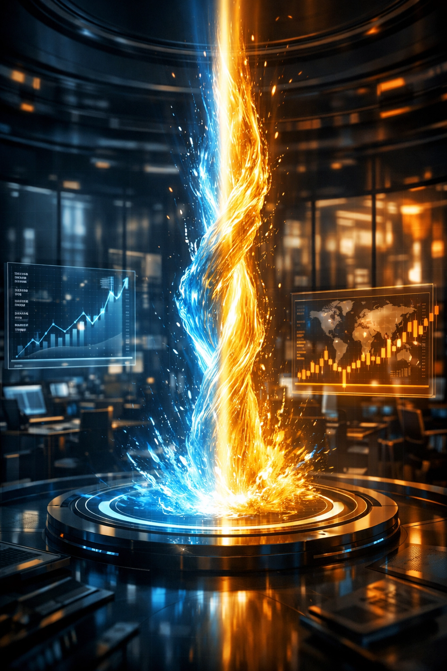 Visual representation of synergy between business credit lines and an unsecured working capital loan.