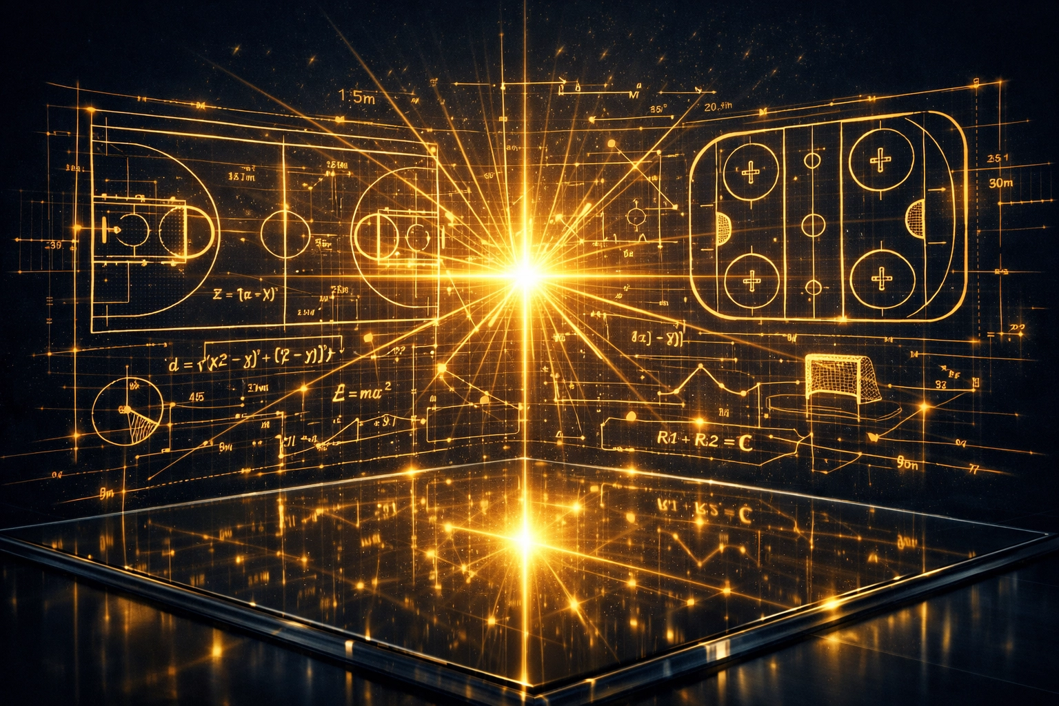 A golden blueprint representing the Raymond Report system for calculating 80 percent club betting trends.