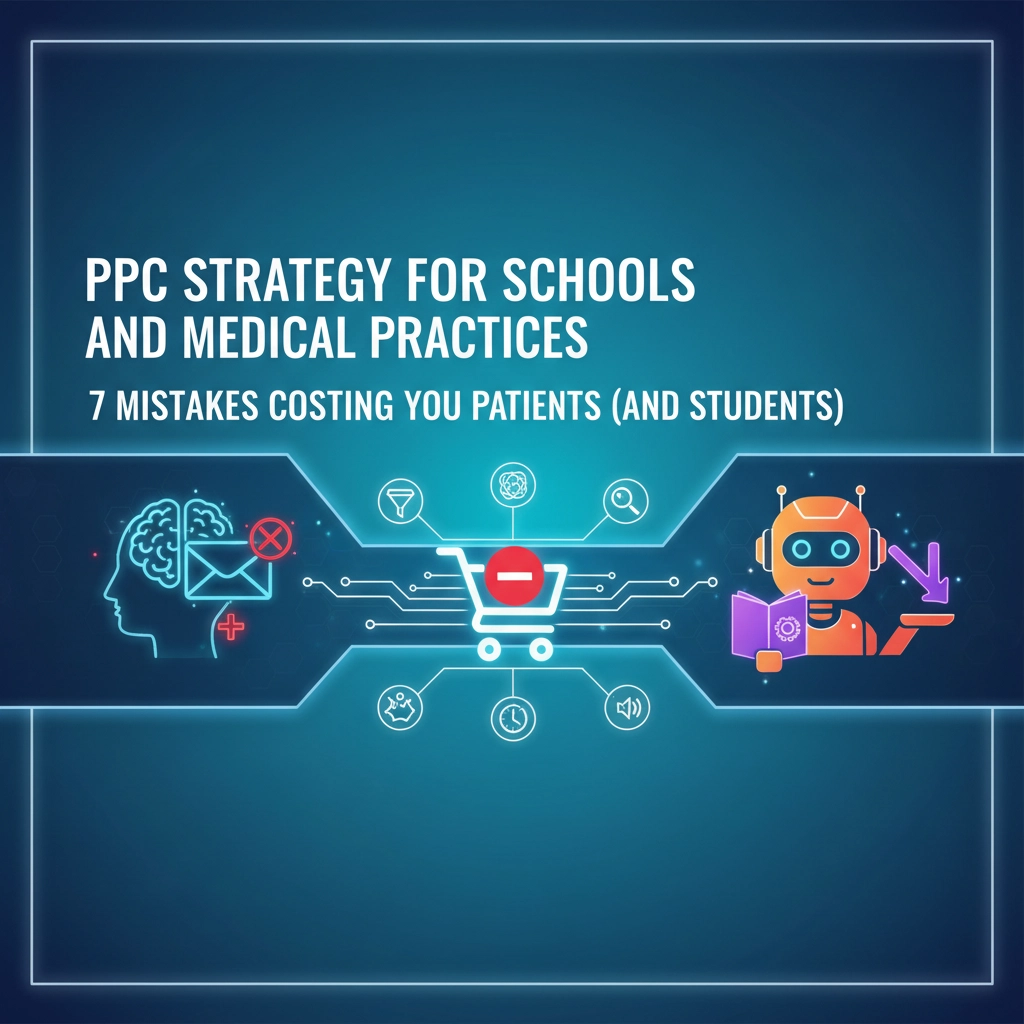 PPC Strategy for Schools and Medical Practices: 7 Mistakes Costing You Patients (and Students)