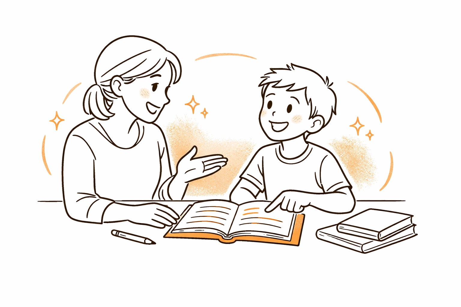 One-on-one reading tutoring session helping fourth grade student build confidence