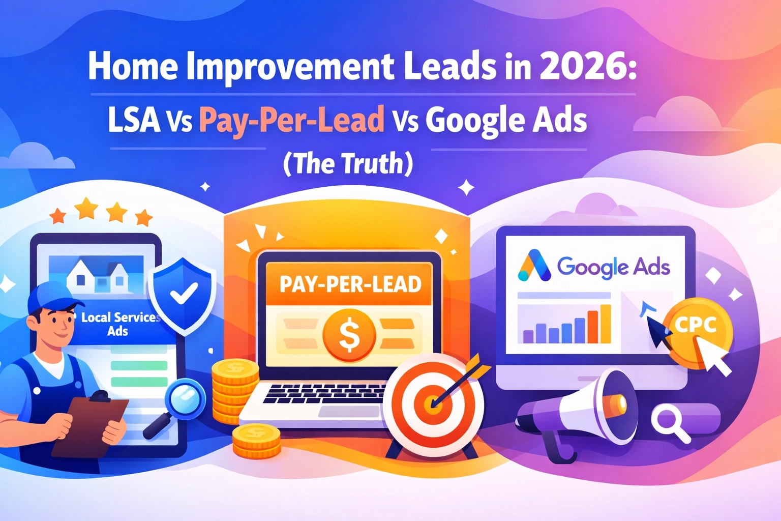 Home Improvement Leads in 2026: LSA Vs Pay-Per-Lead Vs Google Ads