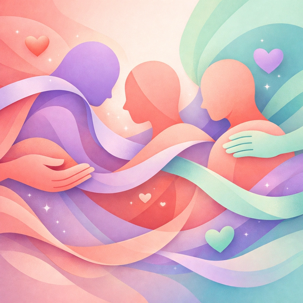 Illustration of emotional support network for Colorado surrogates